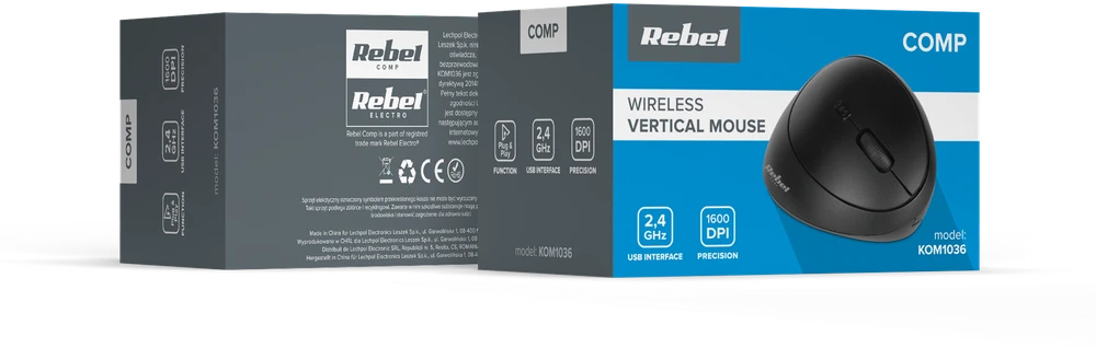Rebel VM20 – Vertikal gamingmus