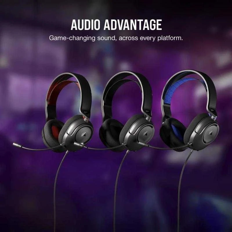 Corsair HS35 v2 Gamingheadset – Röd