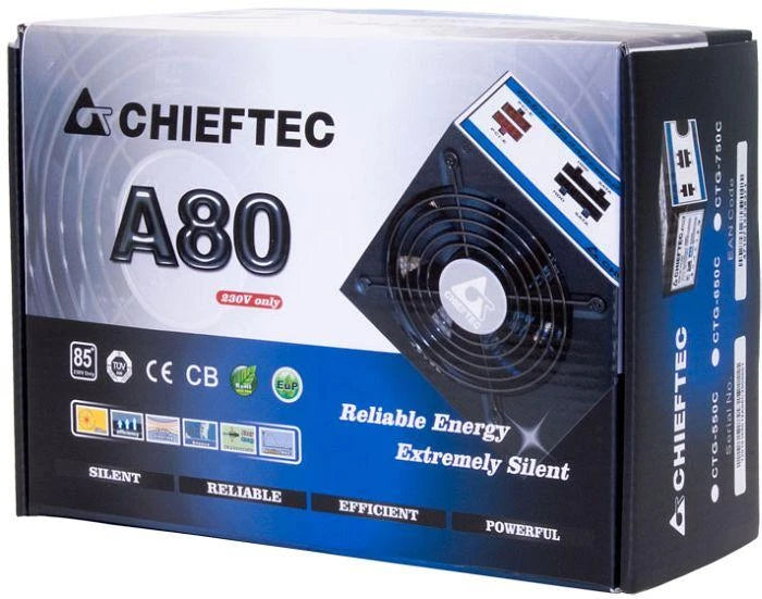 Chieftec CTG-750C – 750W Nätaggregat