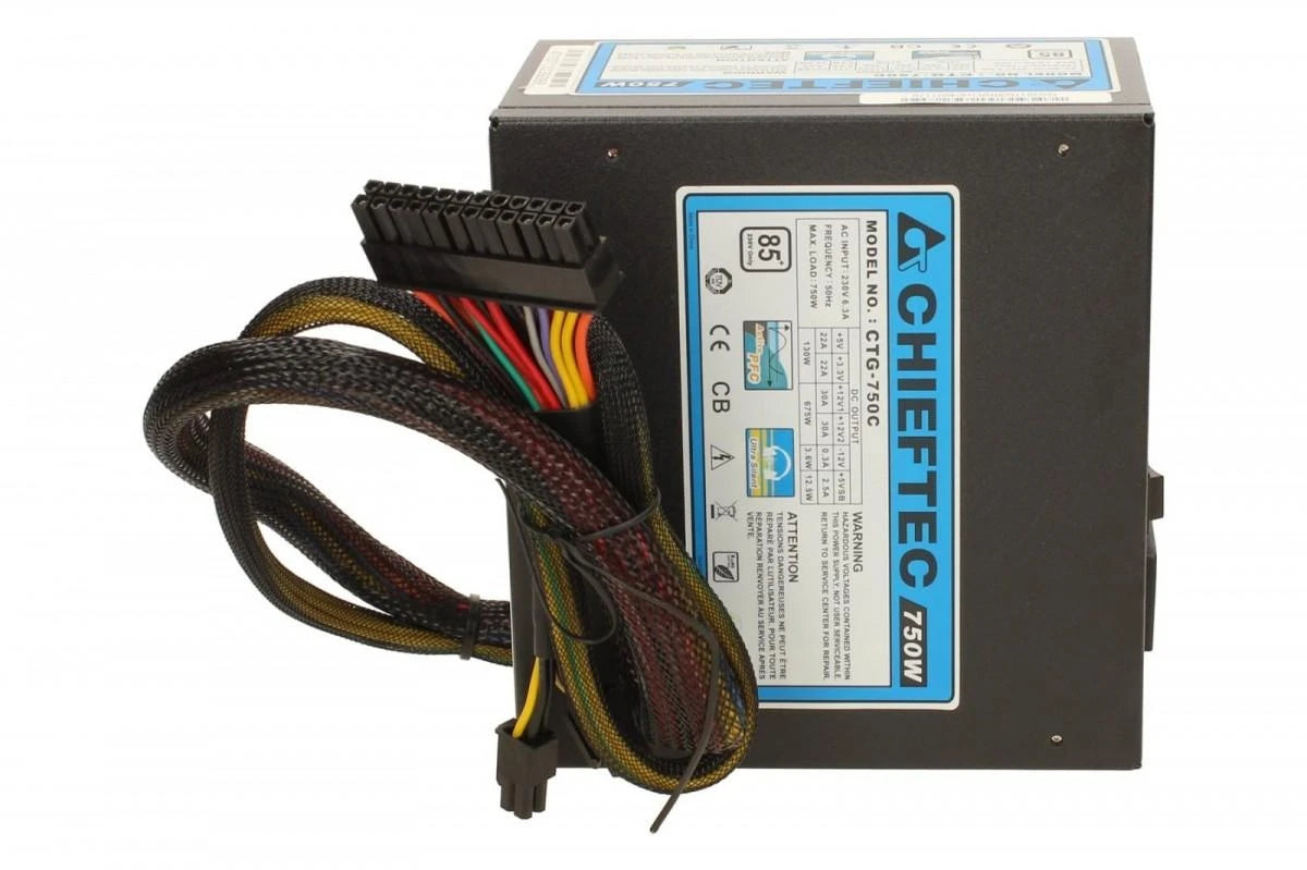 Chieftec CTG-750C – 750W Nätaggregat
