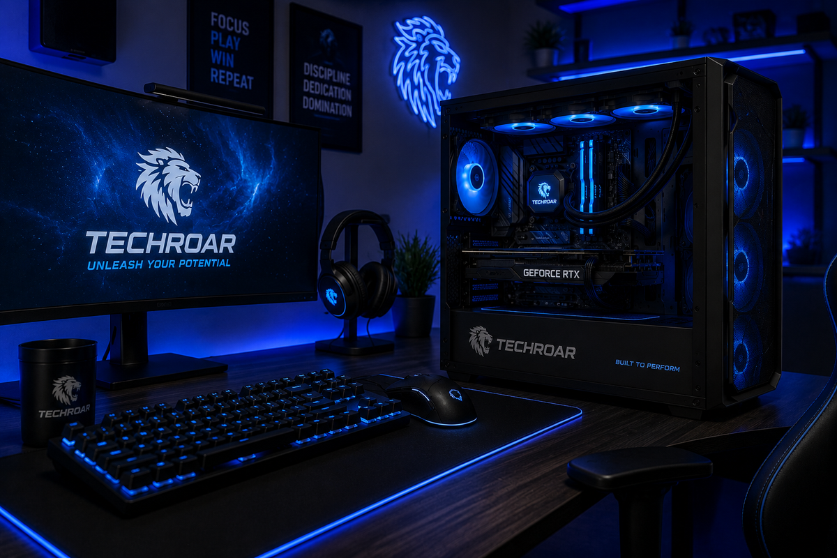 TechRoar Pro – Gaming-PC | RTX 5070 12GB, Ryzen 7 9700X, 32GB DDR5