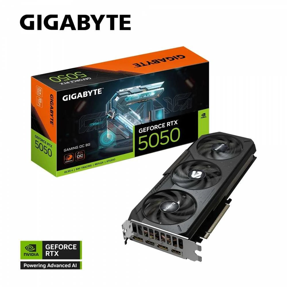 GIGABYTE GeForce RTX 5050 Gaming OC 8GB – Grafikkort