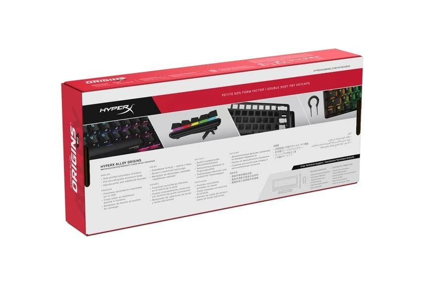 HyperX Alloy Origins 60 Gamingtangentbord – US