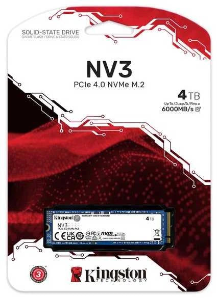 Kingston NV3 500GB – M.2 NVMe SSD