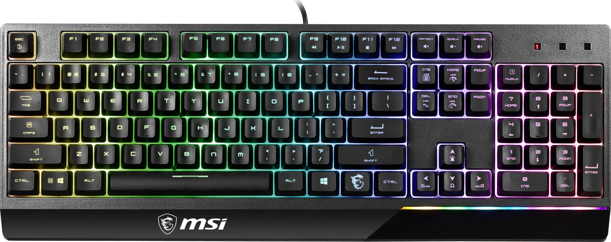 MSI VIGOR GK30 RGB Gamingtangentbord – US