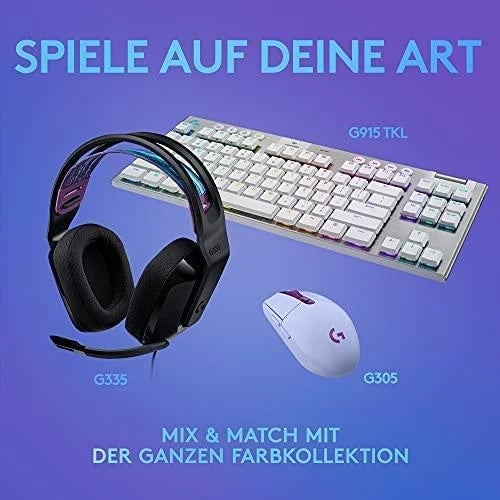 Logitech G335 Gamingheadset – Svart