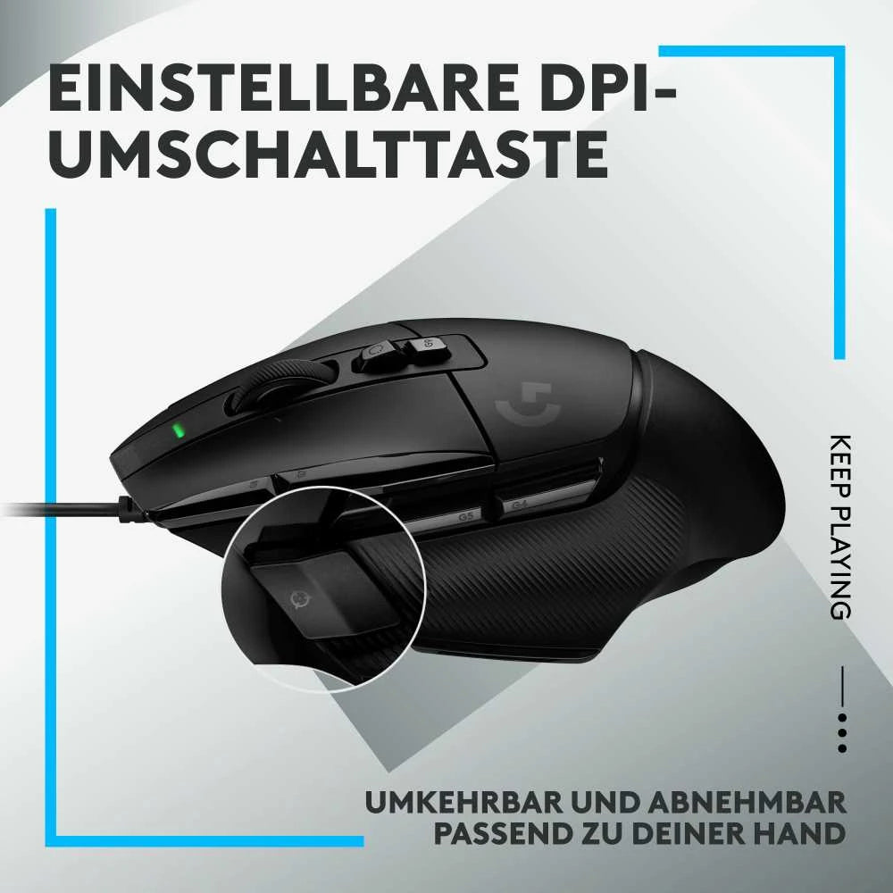Logitech G502 X Gamingmus – Svart