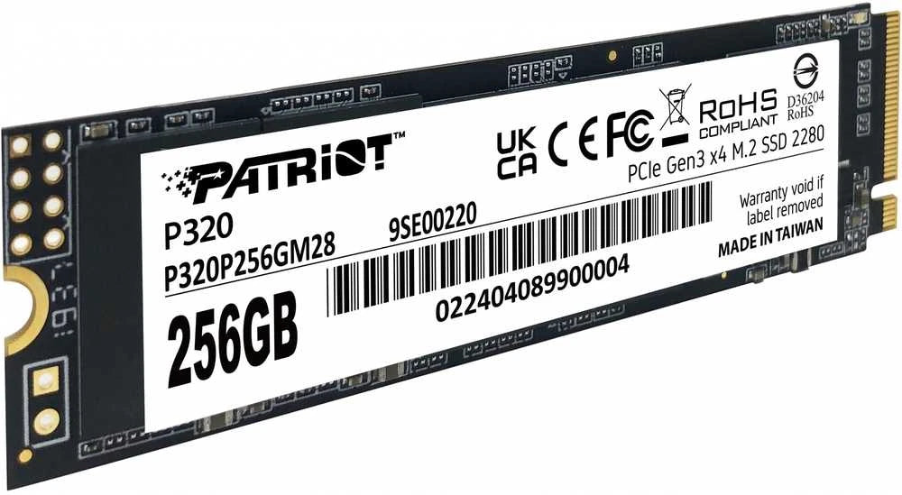 Patriot P320 256GB – M.2 NVMe SSD