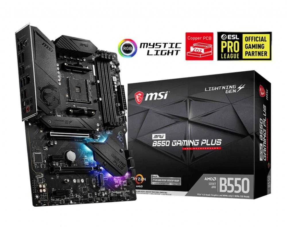 MSI MPG B550 GAMING PLUS – AM4 Moderkort