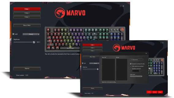 Marvo KG917 – Gamingtangentbord