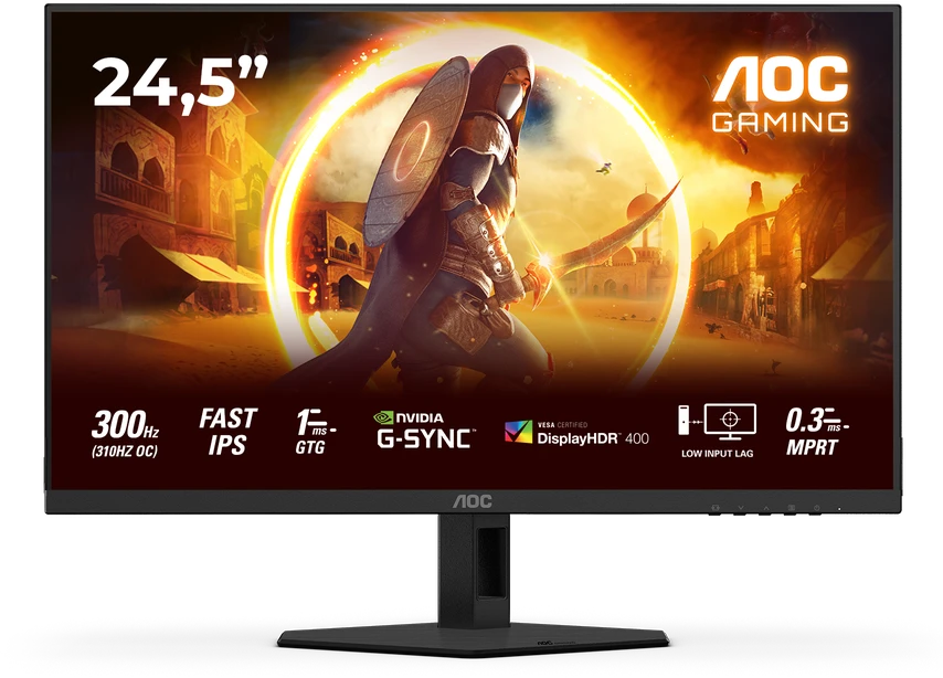 AOC 25G4SRE 24,5" Gamingmonitor – 310 Hz