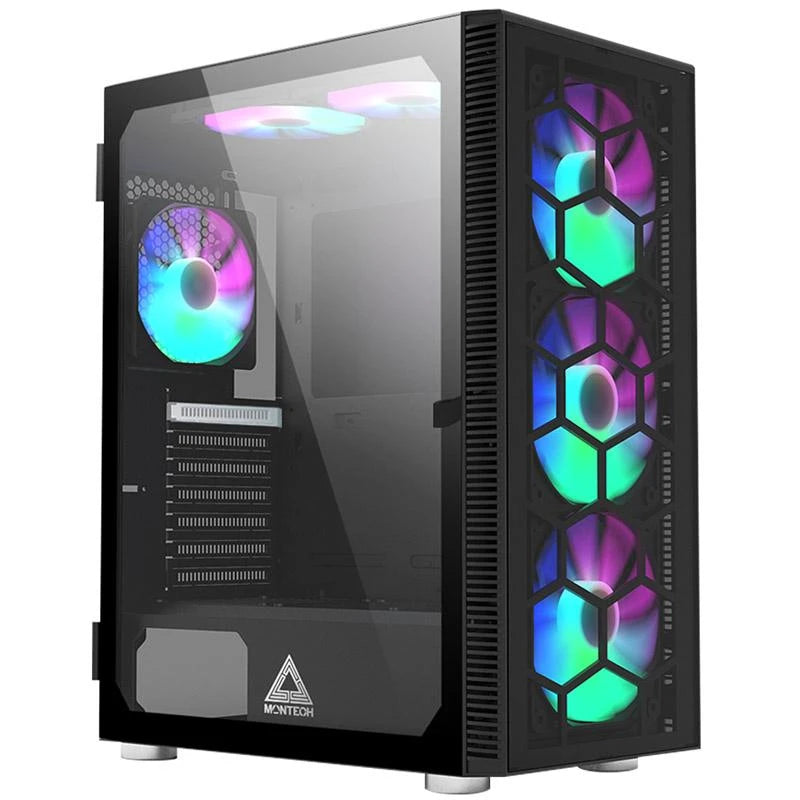 Montech X3 Glass – Svart Gamingchassi