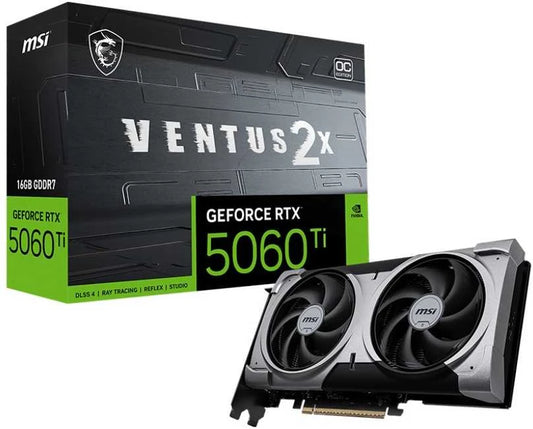 MSI GeForce RTX 5060 Ti 16GB VENTUS 2X OC PLUS – Grafikkort
