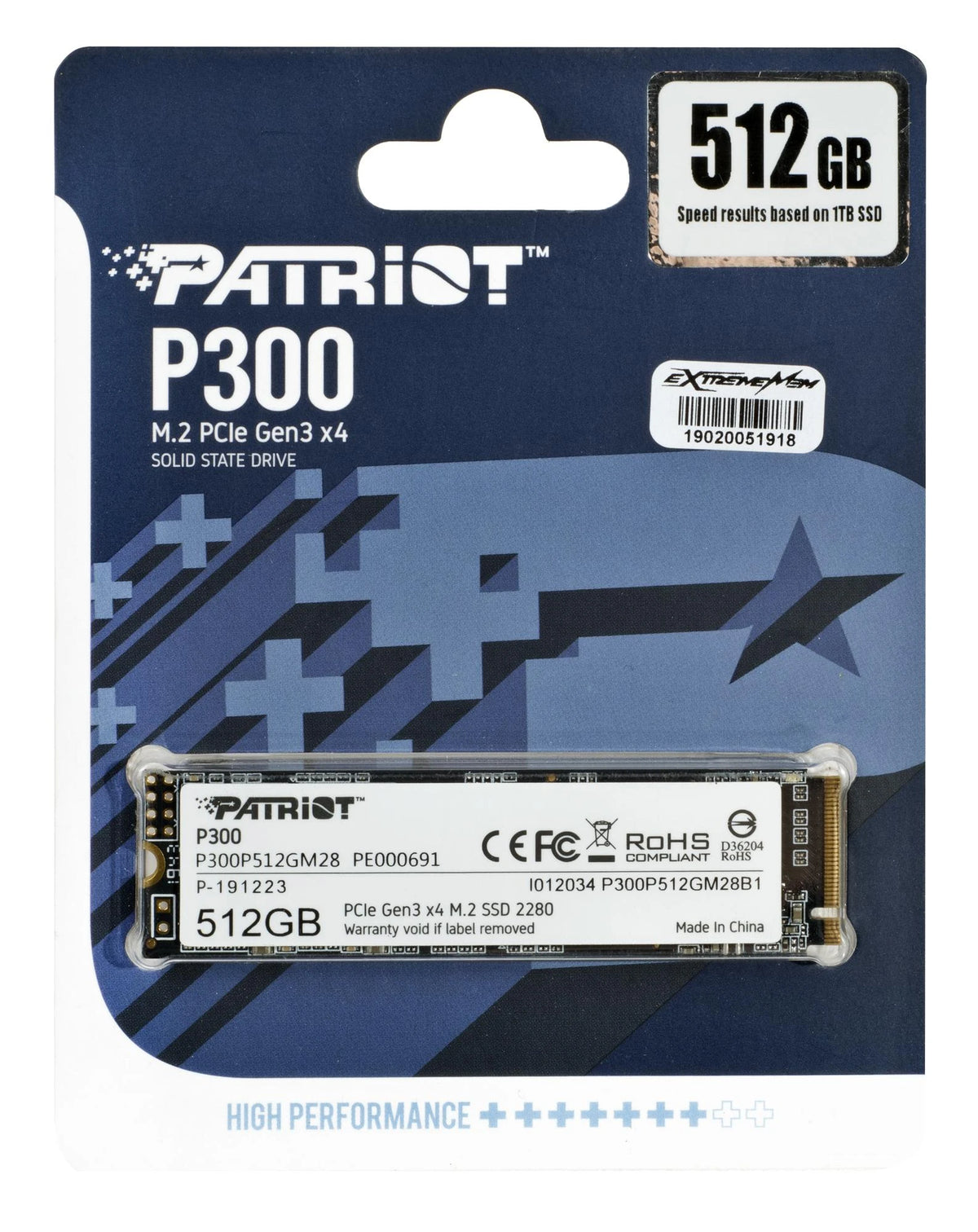 Patriot P300 512GB – M.2 NVMe SSD