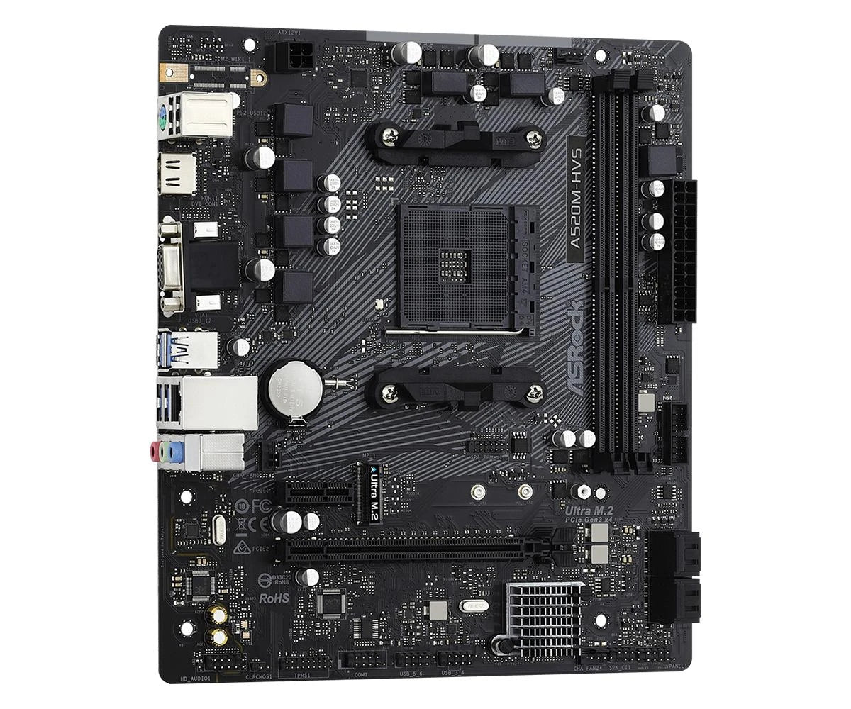 ASRock A520M-HVS – Moderkort