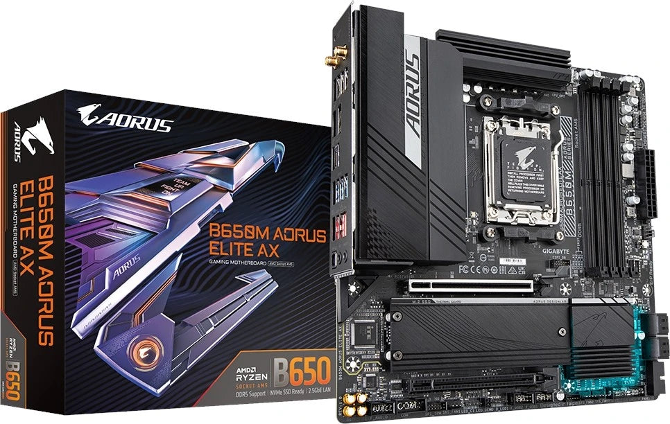 Gigabyte B650M AORUS ELITE AX – AM5 Moderkort