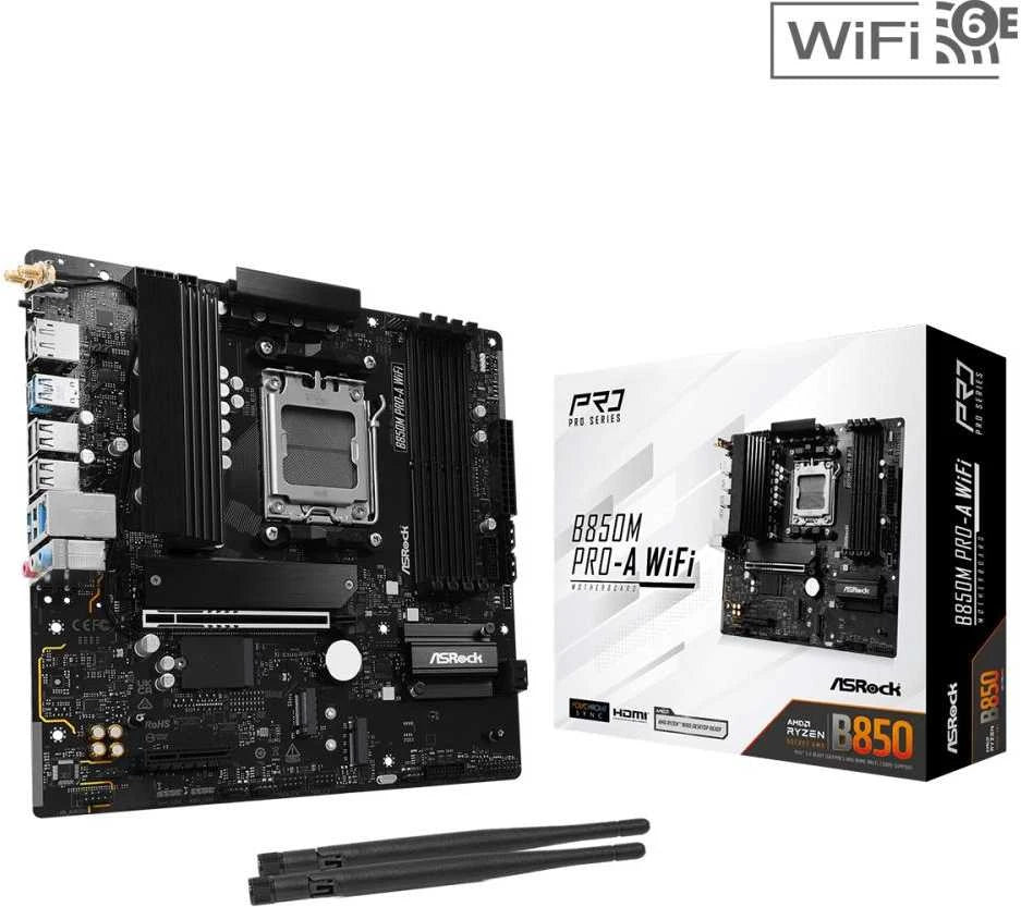 ASRock B850M Pro-A WiFi – AM5 Moderkort