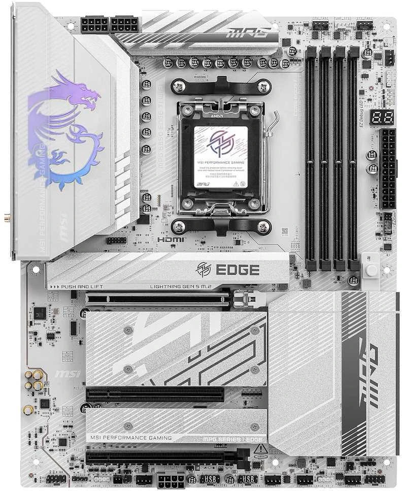 MSI MPG B850 EDGE TI WIFI – Moderkort