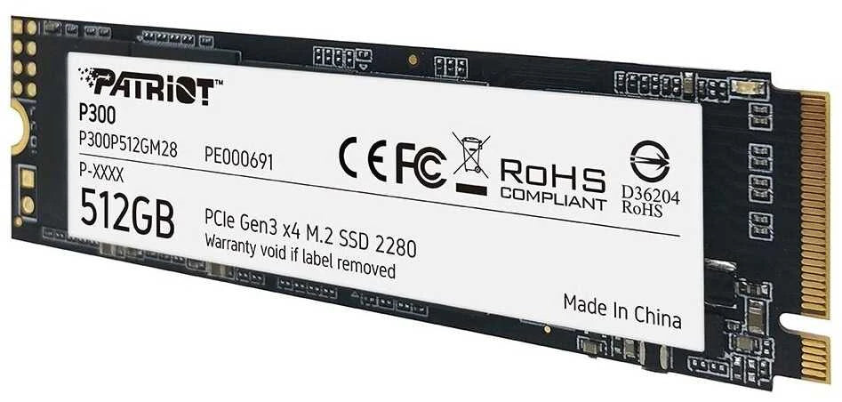 Patriot P300 512GB – M.2 NVMe SSD