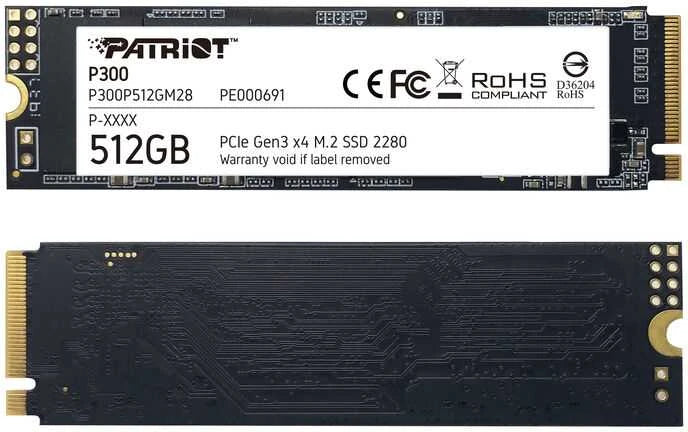 Patriot P300 512GB – M.2 NVMe SSD