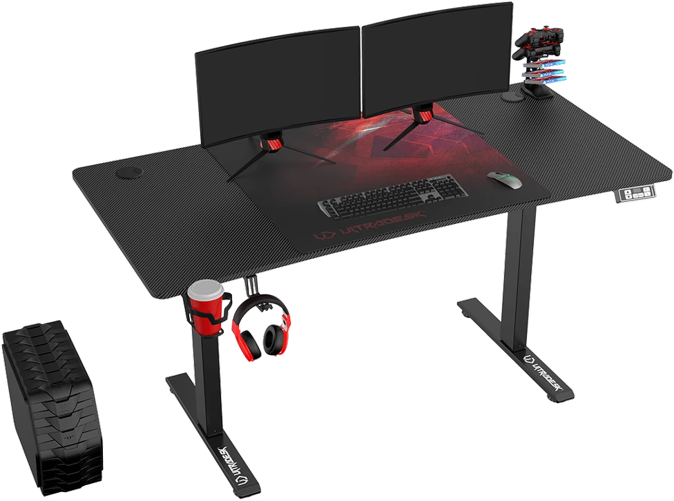 Ultradesk LEVEL – Höj- och sänkbart gamingbord
