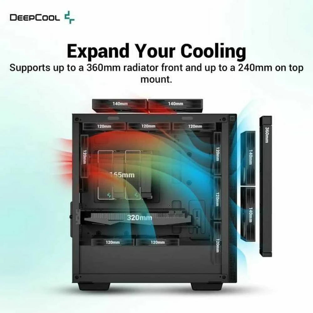 DeepCool CH370 – Micro-ATX Gamingchassi