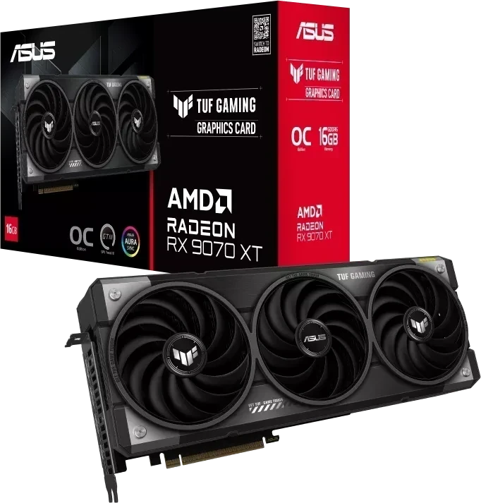 ASUS TUF Gaming Radeon RX 9070 XT 16GB OC – Grafikkort