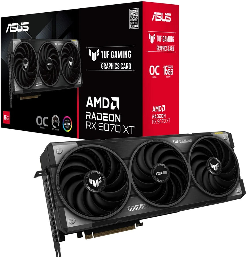 ASUS TUF Gaming Radeon RX 9070 XT 16GB OC – Grafikkort