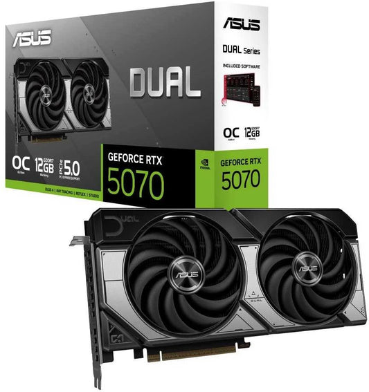 ASUS Dual GeForce RTX 5070 OC 12GB – Grafikkort